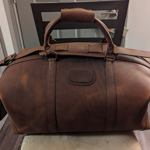 Korchmar Twain 22" Leather Weekender (Espresso color) - Picture 8 of 16